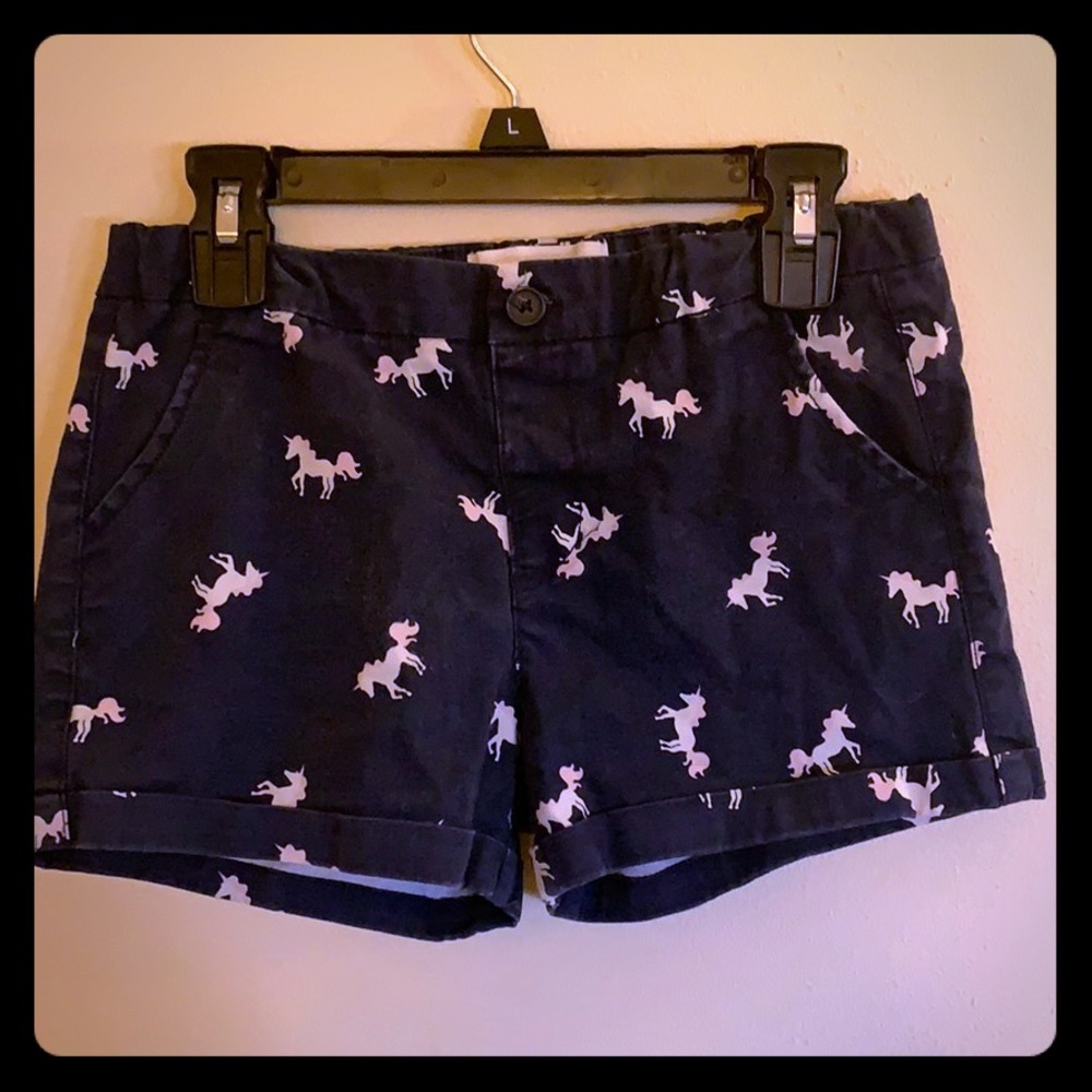 Cotton On Navy Unicorn Shorts